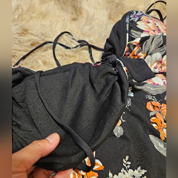Time and Tru Floral Padded Swimsuit - Picture 4 of 6